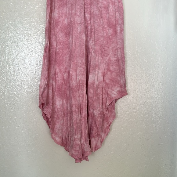 Pink CLOUD TIE DYE REVERIE MIDI DRESS Size Small - Picture 7 of 10
